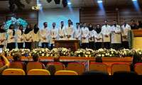 برگزاری جشن روپوش سفید دانشجویان دندانپزشکی بین‌الملل دانشگاه علوم پزشکی ایران